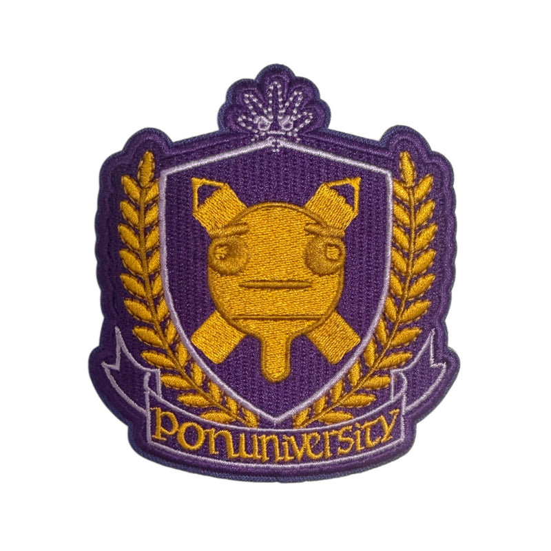 ponuniversity embroidery brooch