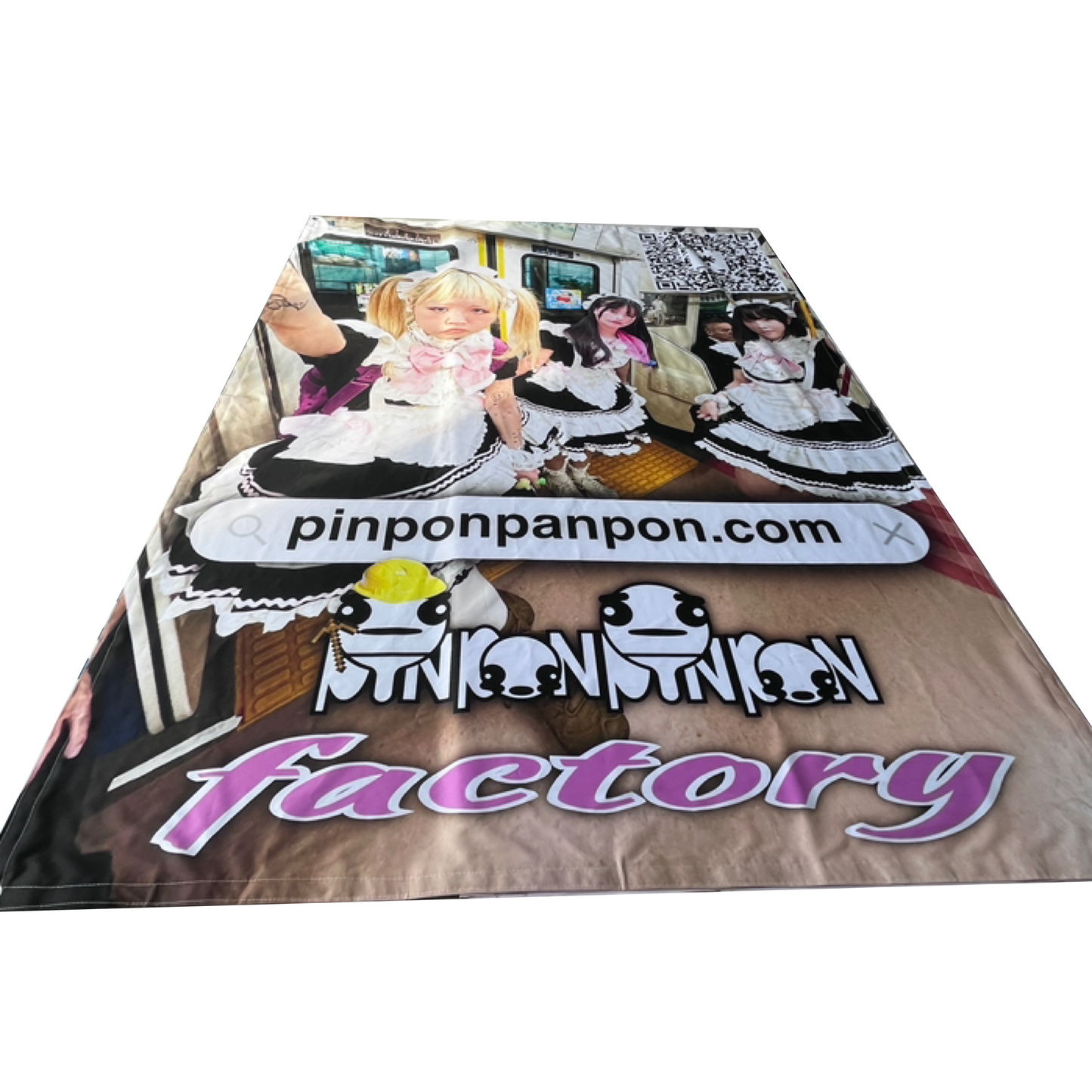 pinponfactory maid cafe backdrop