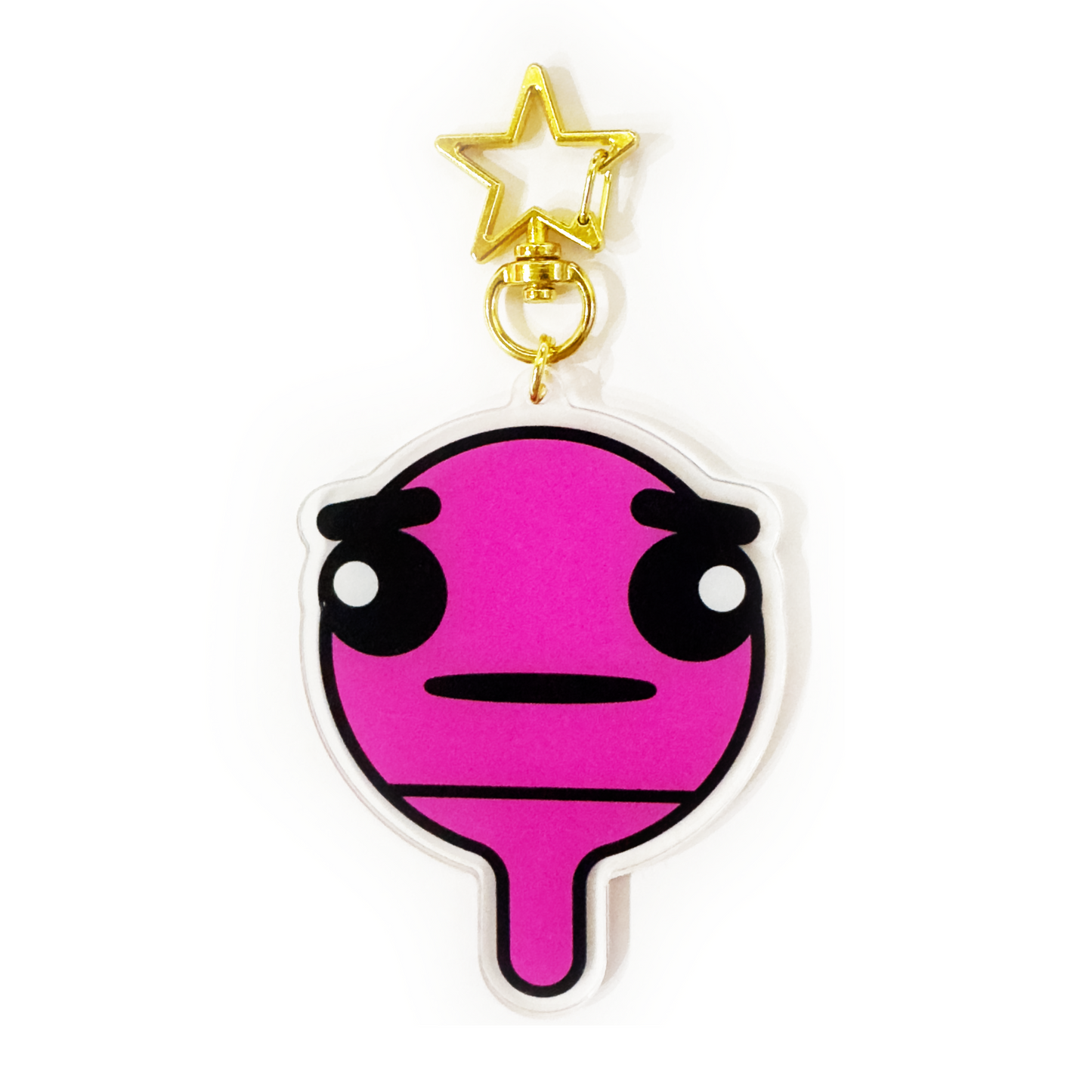 pinponpanpon keychain v2 (PINK)